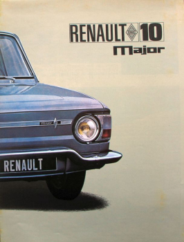 Renault 10 Modelprogram 1966 Carbrochure (2471)